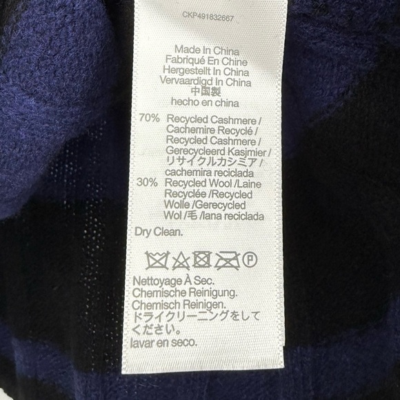 Madewell Ribbed Cashmere-Wool Blend Pullover Sweater Size XS - Picture 4 of 7